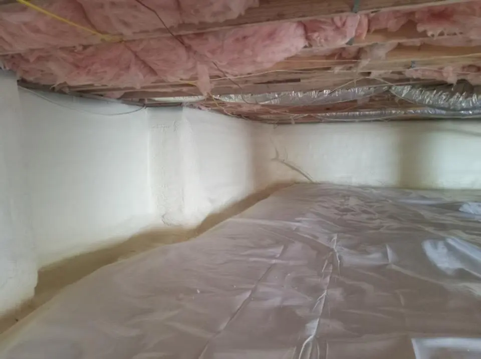 Crawl space encapsulation with closed-cell spray foam for Attic Insulation in Rosamond